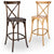 Cross Back Bar Stools