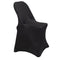 Chivari 10-Pack Black Spandex Folding Chair Cover 250gsm SX-SPANXFCH-BLK-10