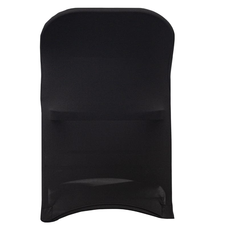 Chivari 10-Pack Black Spandex Folding Chair Cover 250gsm SX-SPANXFCH-BLK-10