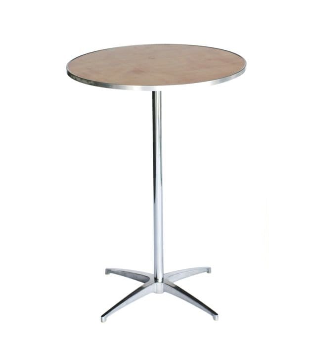 Chivari 30" Round Plywood Cocktail Table Kit TKITRD30M-AX-T