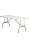 Chivari 72" x 30" (6 Foot) Rectangle Heavy Duty Plastic Folding Table TPLSRT7230-AX1-T