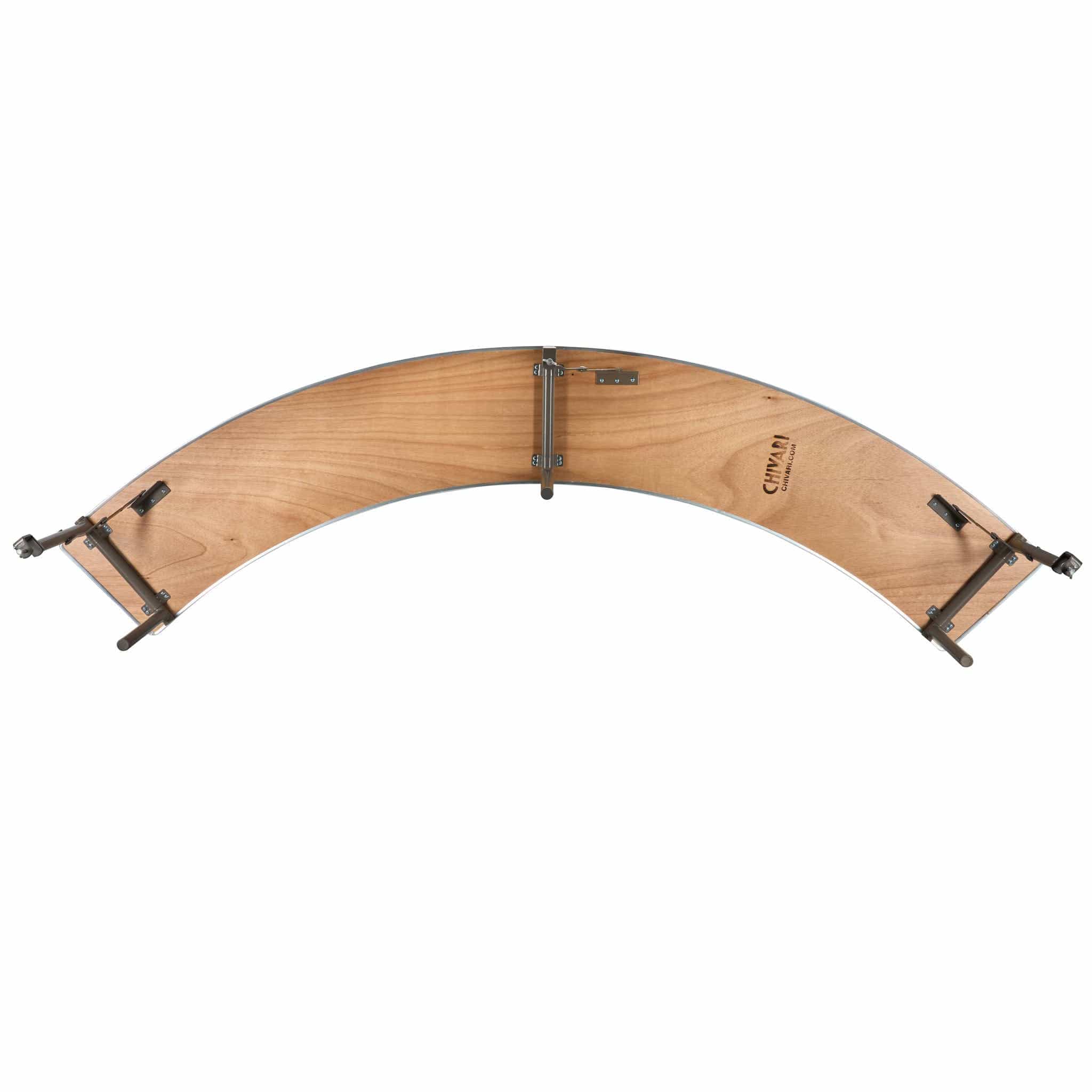 Chivari 7 Foot (84"x 12") Gray Serpentine Plywood Bar Top Buffet Riser BARPLYSERP84MG-AX-T