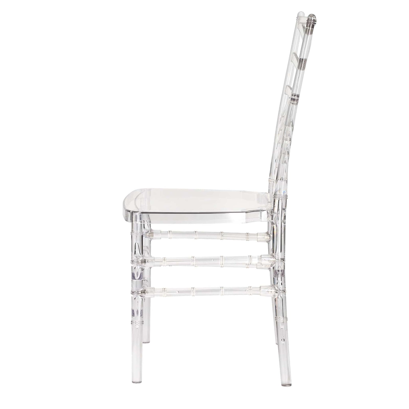 Chivari Clear Resin ProClear™ Art Deco Chair CCMRC-ZG-T