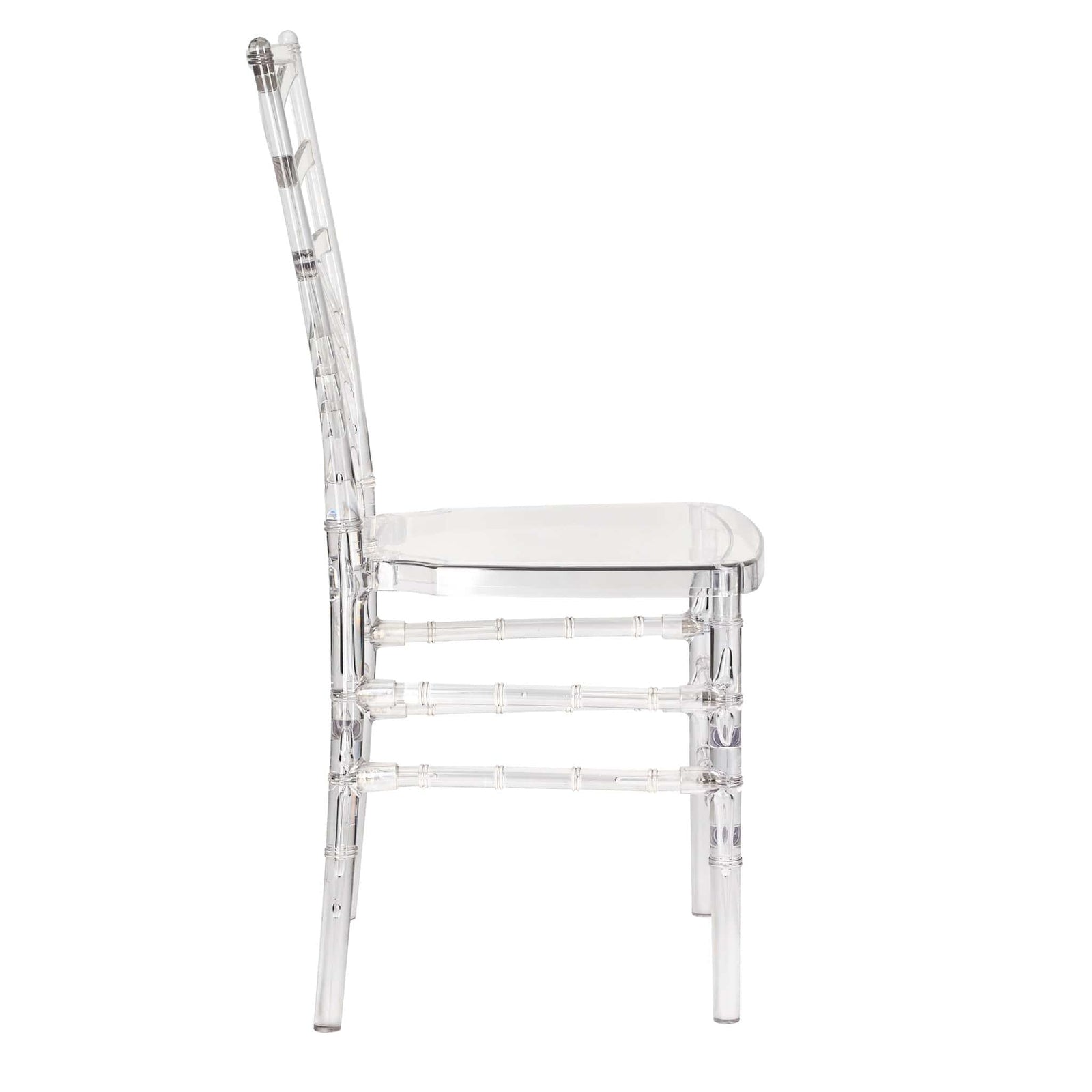 Chivari Clear Resin ProClear™ Art Deco Chair CCMRC-ZG-T