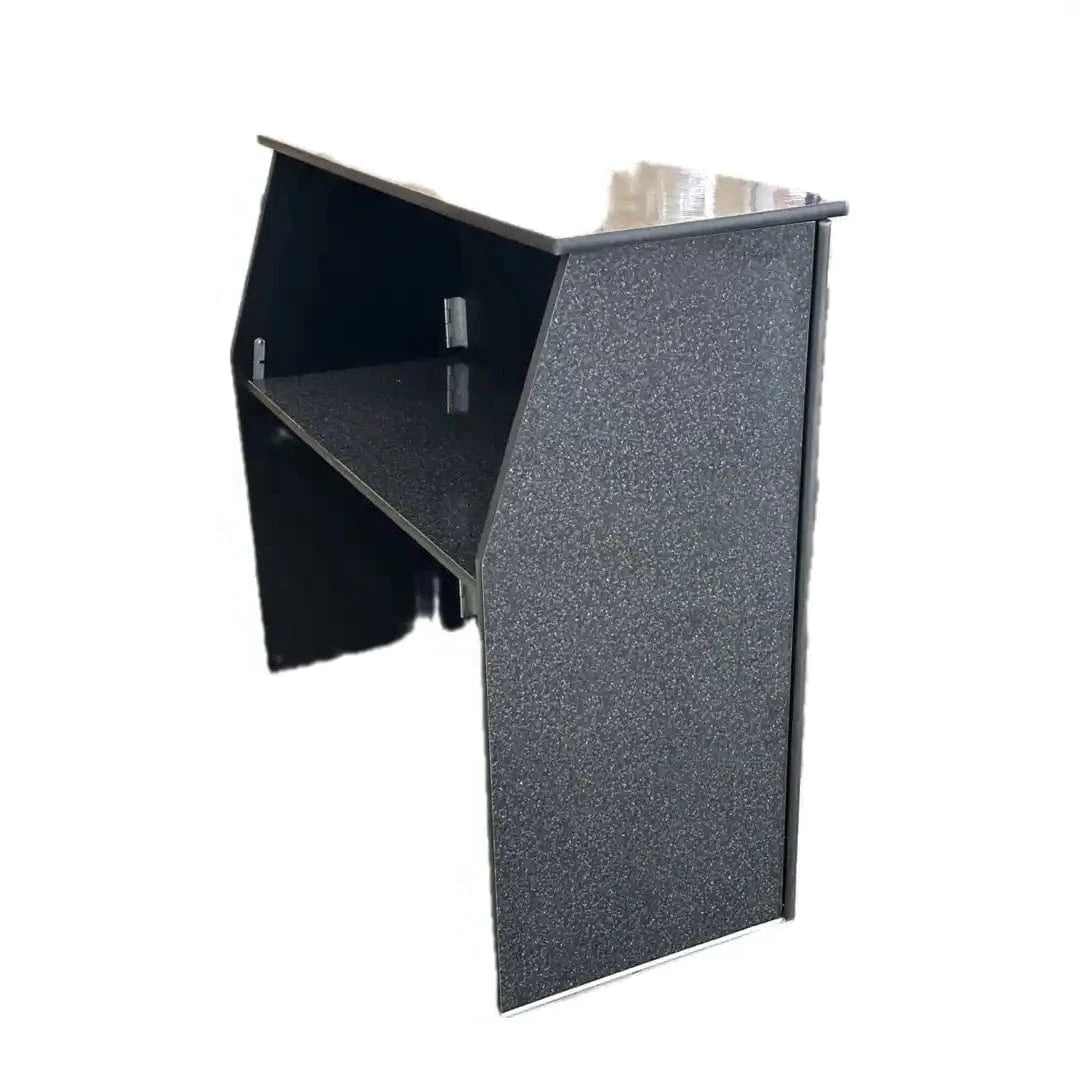 Chivari Black Marble 42" Tall x 48" Long Portable Folding Bar Laminate Surface BAR-FOLD-48-BMBL-AX-T