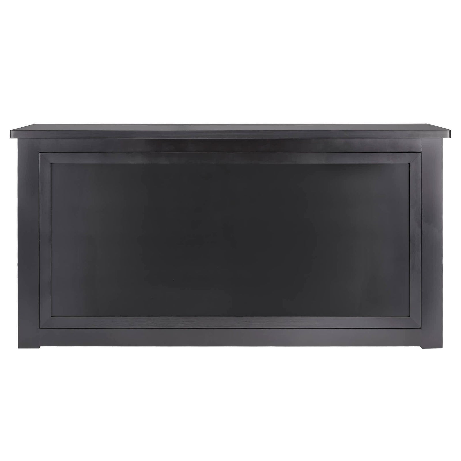 Chivari 7' Black Portable Folding Bar with Reversible Front BAR-FOLD-84KTR-BLK-AX-T