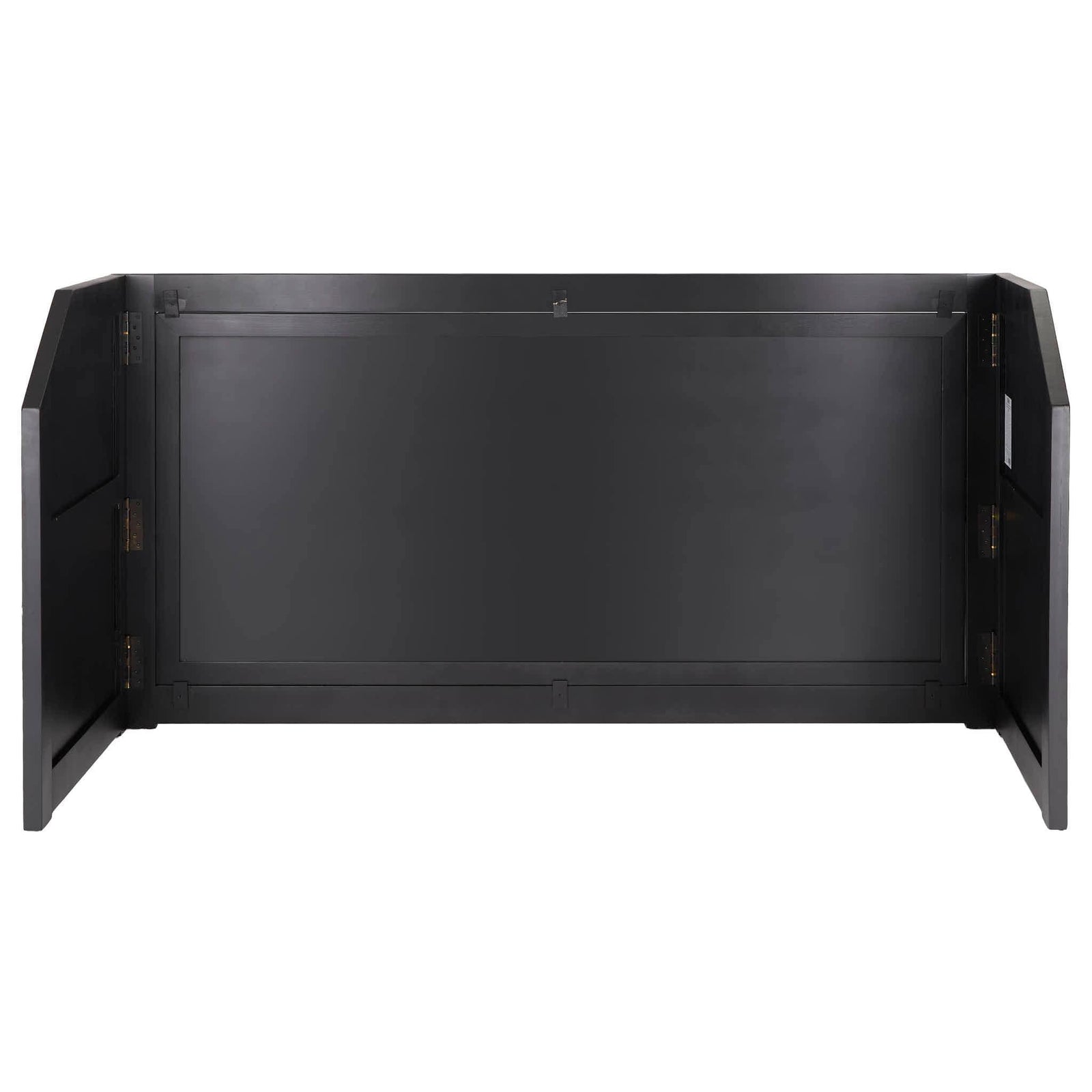 Chivari 7' Black Portable Folding Bar with Reversible Front BAR-FOLD-84KTR-BLK-AX-T