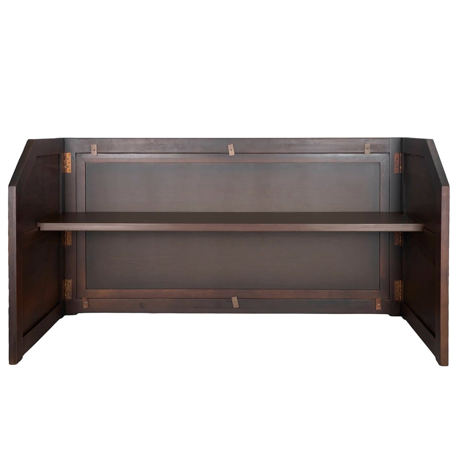 Chivari 7' Fruitwood Portable Folding Bar with Reversible Front BAR-FOLD-84KTR-FRT-AX-T