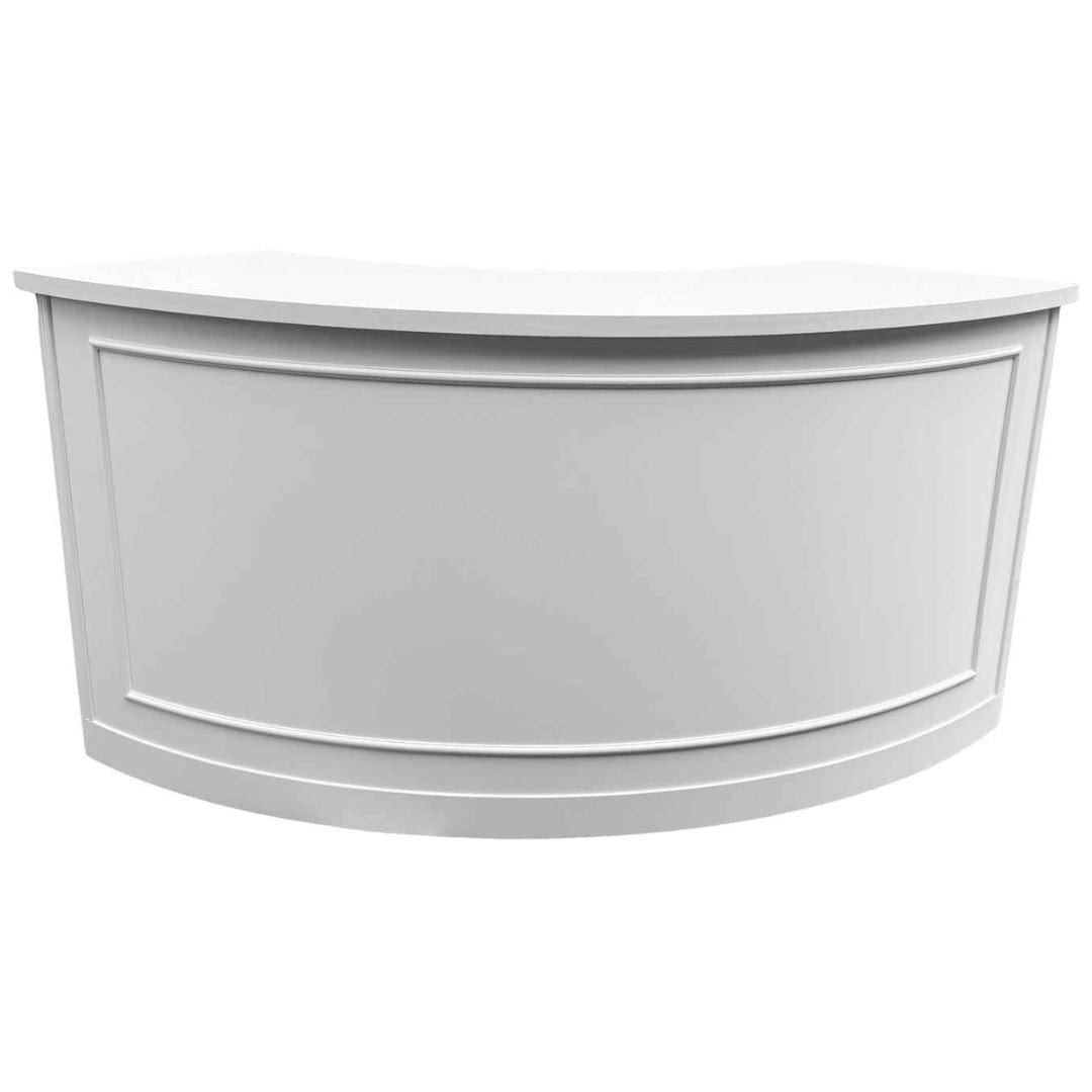 Chivari 34' White Portable Folding Bar - 7 Piece Set Single Panel Front - Margarita BAR-CFG-WHT-D3-KT