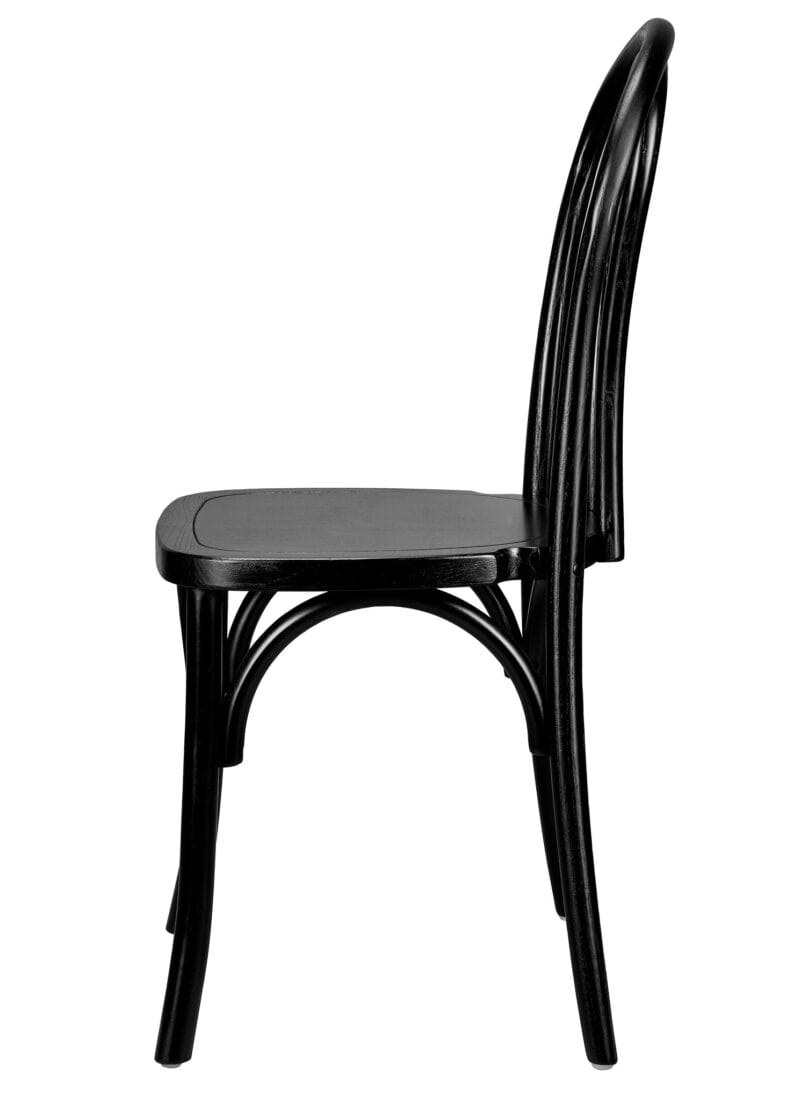 Chivari Black Wood Bentwood Chair CBWB-ZG-T