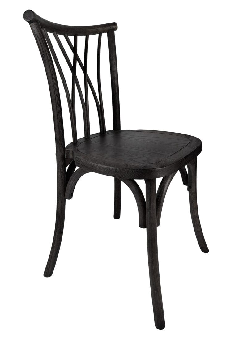 Chivari Black ToughWood™ Willow Chair CWWB-AX-T