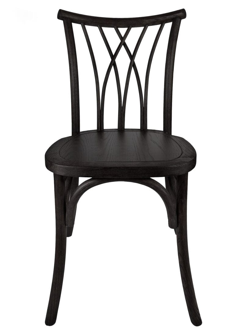 Chivari Black ToughWood™ Willow Chair CWWB-AX-T