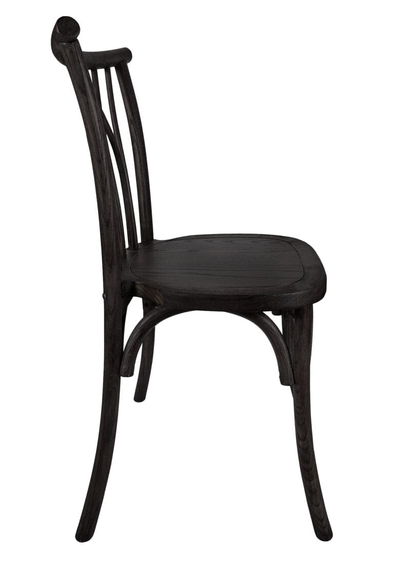 Chivari Black ToughWood™ Willow Chair CWWB-AX-T
