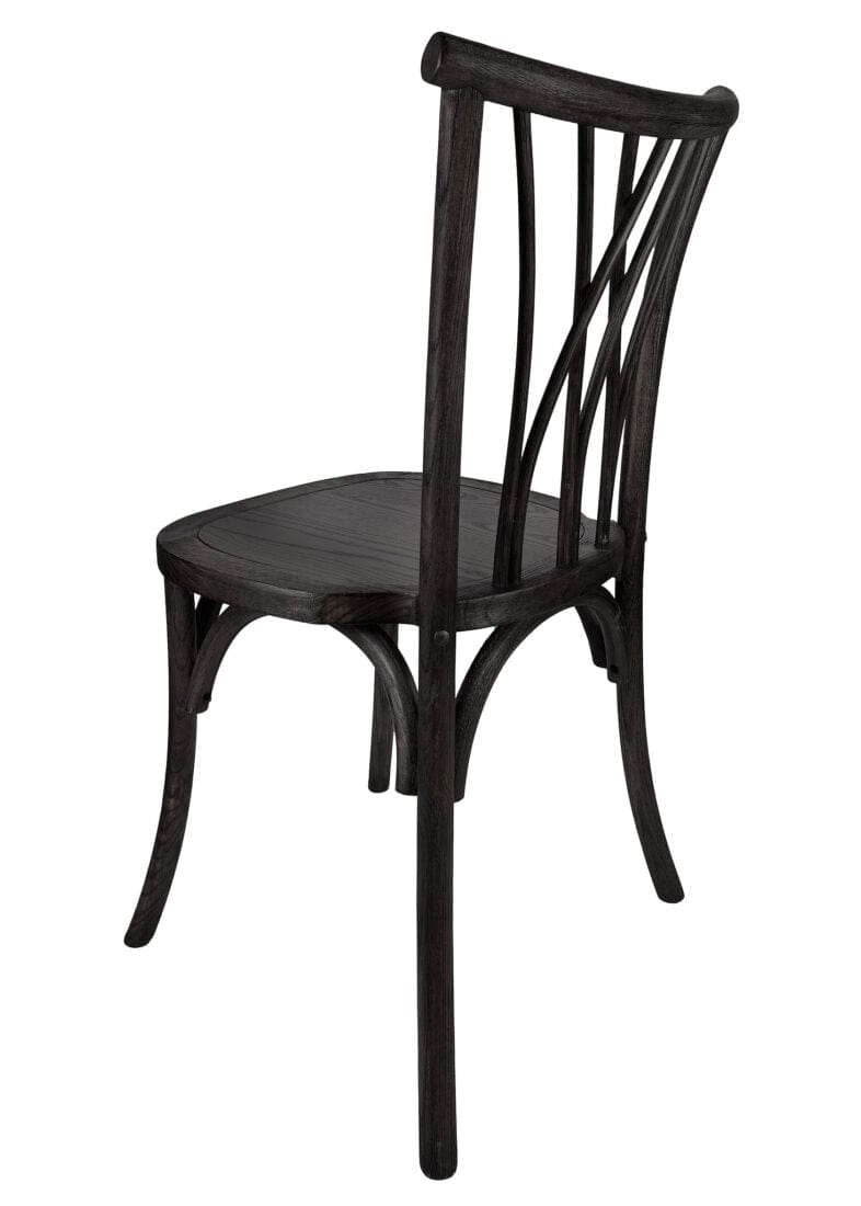 Chivari Black ToughWood™ Willow Chair CWWB-AX-T