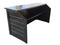 Chivari 7' Black Portable Folding Bar with HPL Top and Durable Rubber Edge BAR-FOLD-84KT-BLK-AX-T