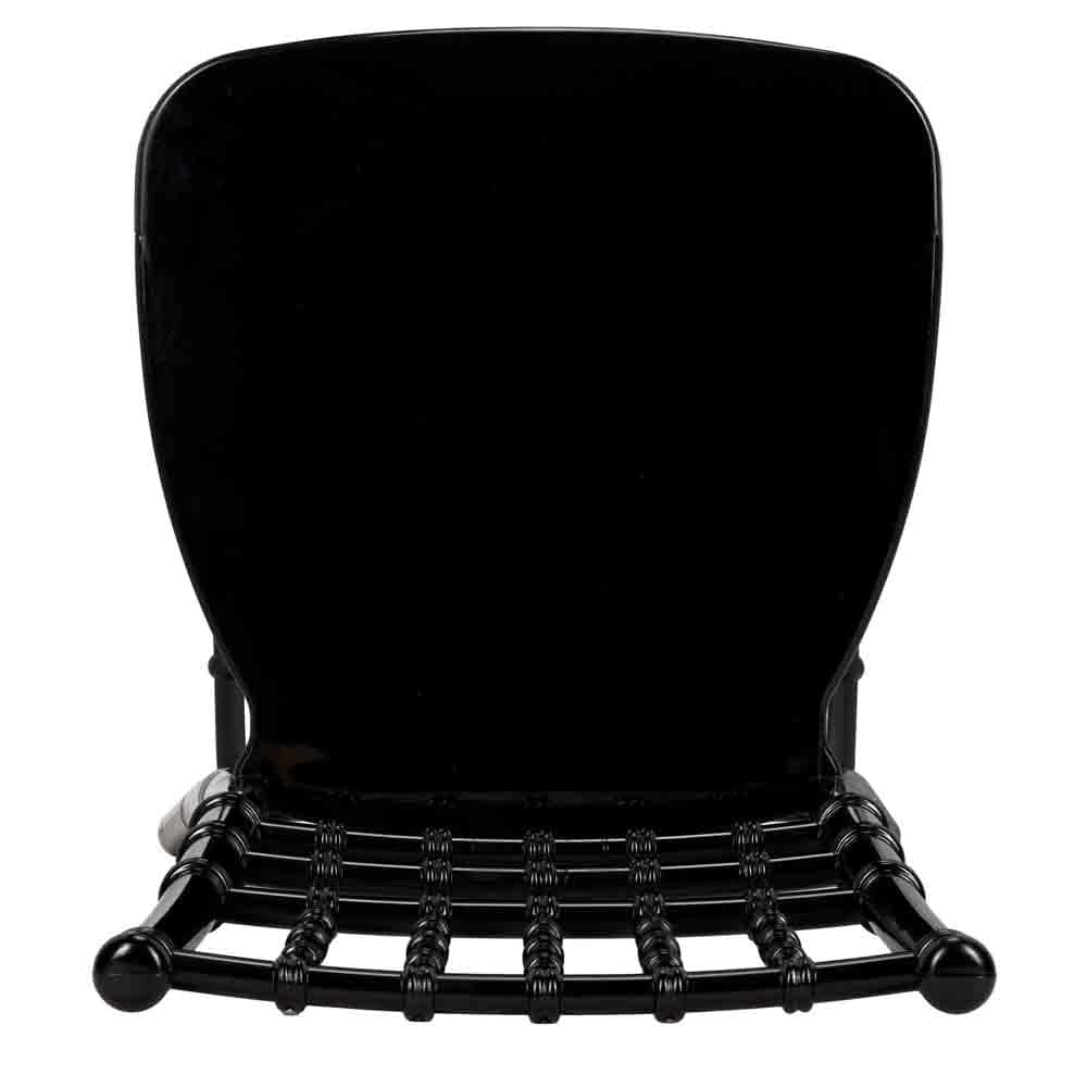 Chivari Black BasicResin™ Chiavari Chair CCPB-SG-T
