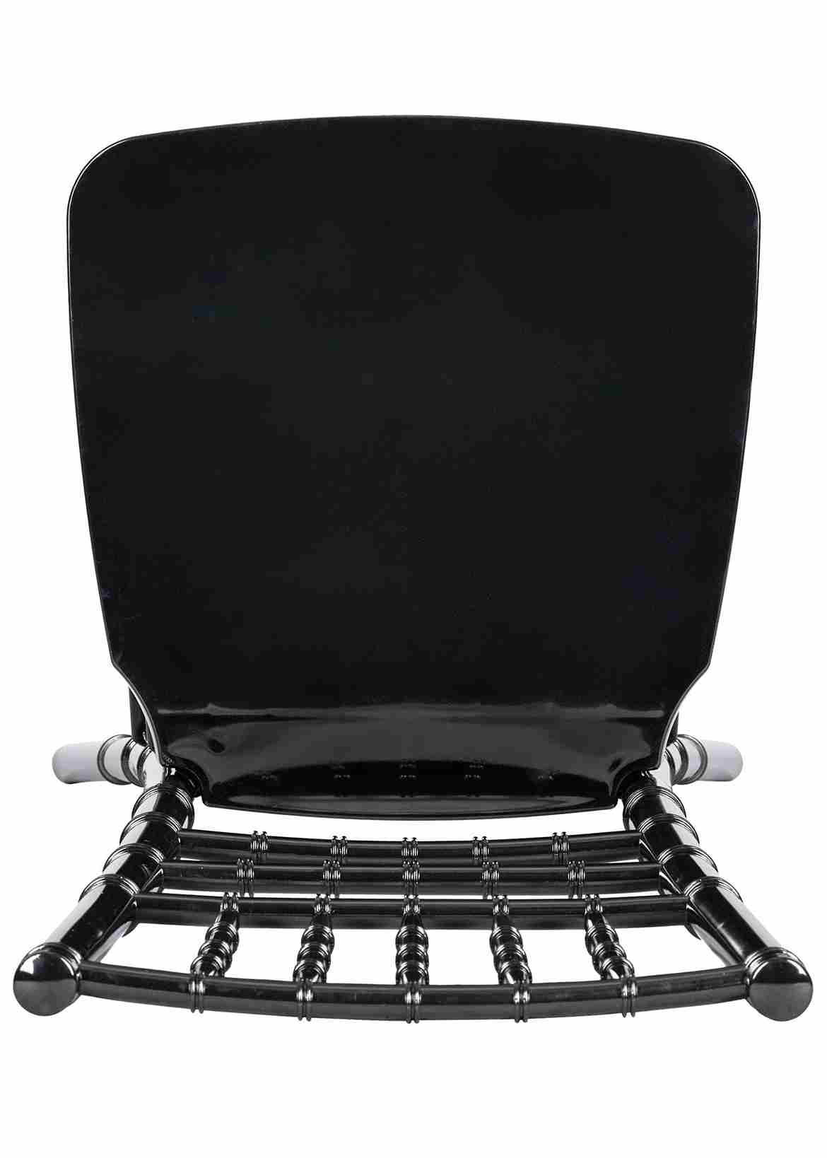 Chivari Black Resin Steel Skeleton™ Chiavari Barstool BCRB-ST-AX-T