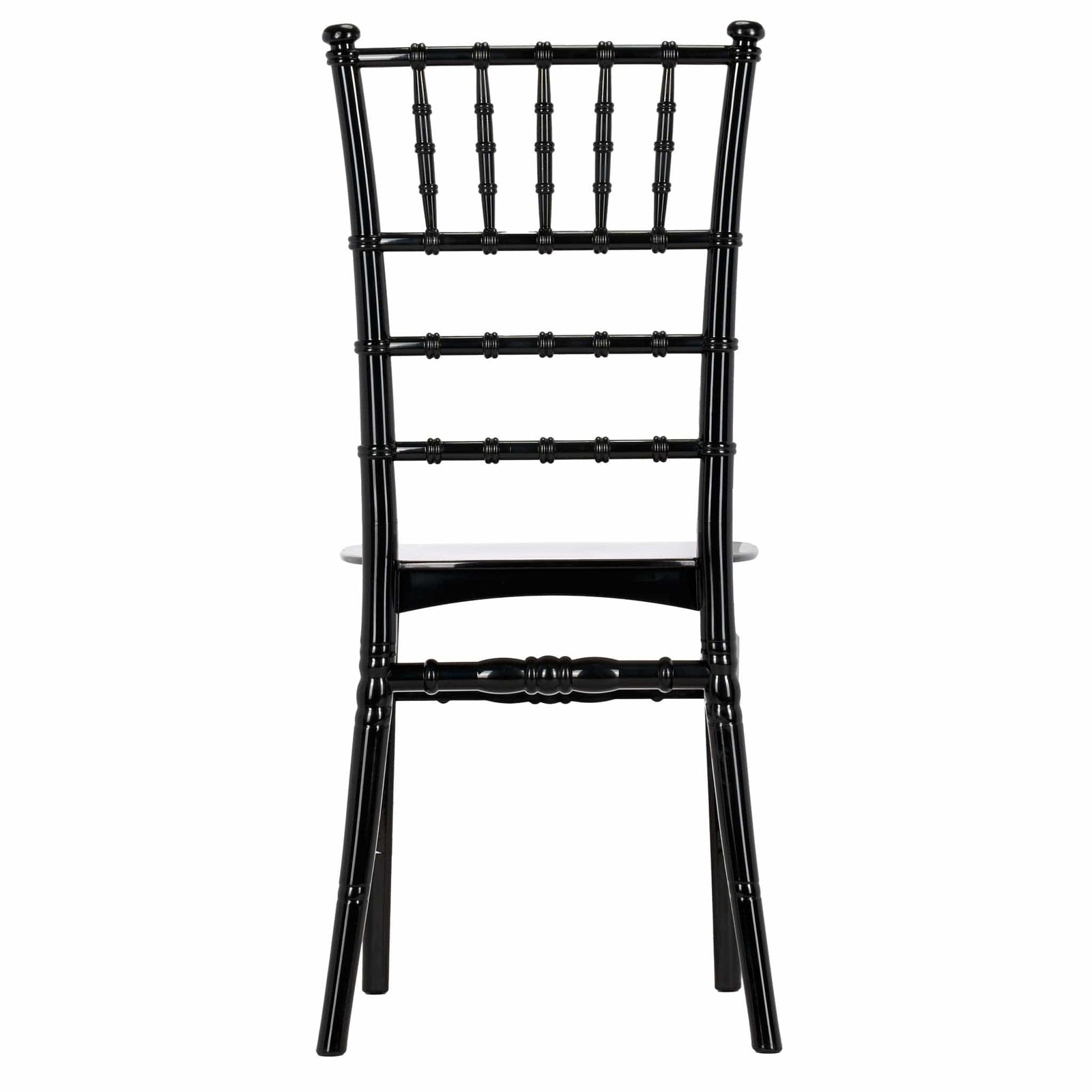 Chivari Black BasicResin™ Chiavari Chair CCPB-SG-T