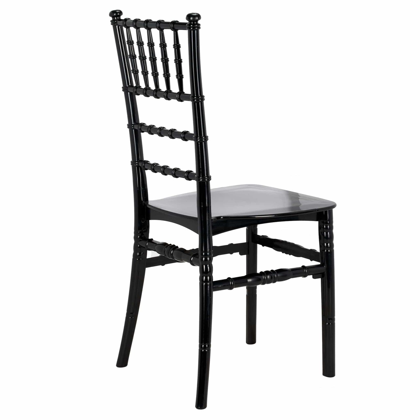 Chivari Black BasicResin™ Chiavari Chair CCPB-SG-T