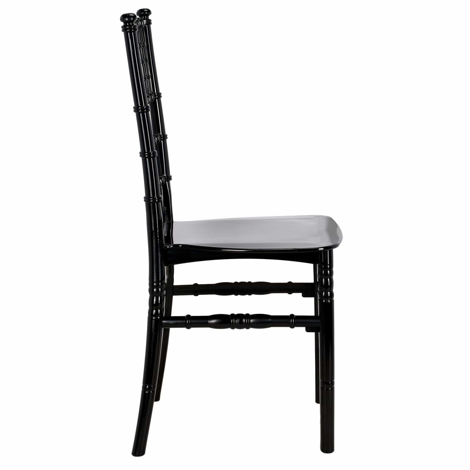 Chivari Black BasicResin™ Chiavari Chair CCPB-SG-T