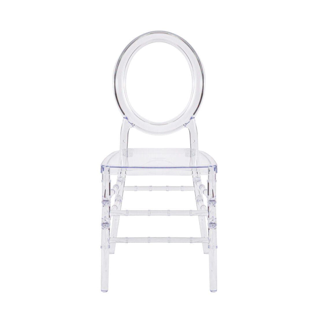 Chivari Clear Resin ProClear™ Oval Ring Chair CORRC-ZG-T