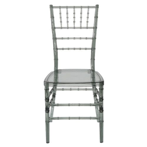 Chivari Clear Smoke Resin ProClear™ Chiavari Chair CCRSM-ZG-T