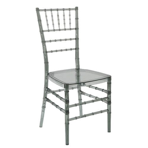 Chivari Clear Smoke Resin ProClear™ Chiavari Chair CCRSM-ZG-T