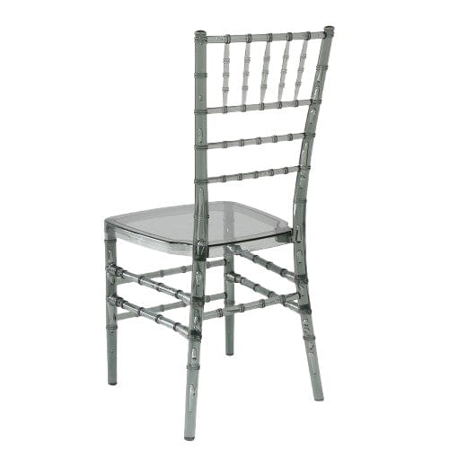 Chivari Clear Smoke Resin ProClear™ Chiavari Chair CCRSM-ZG-T