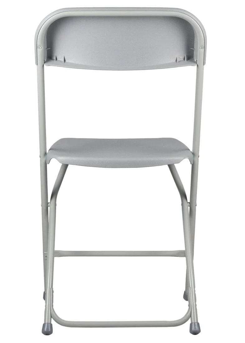 Chivari Gray Folding Steel-Poly Chairs CFPG-AX-T
