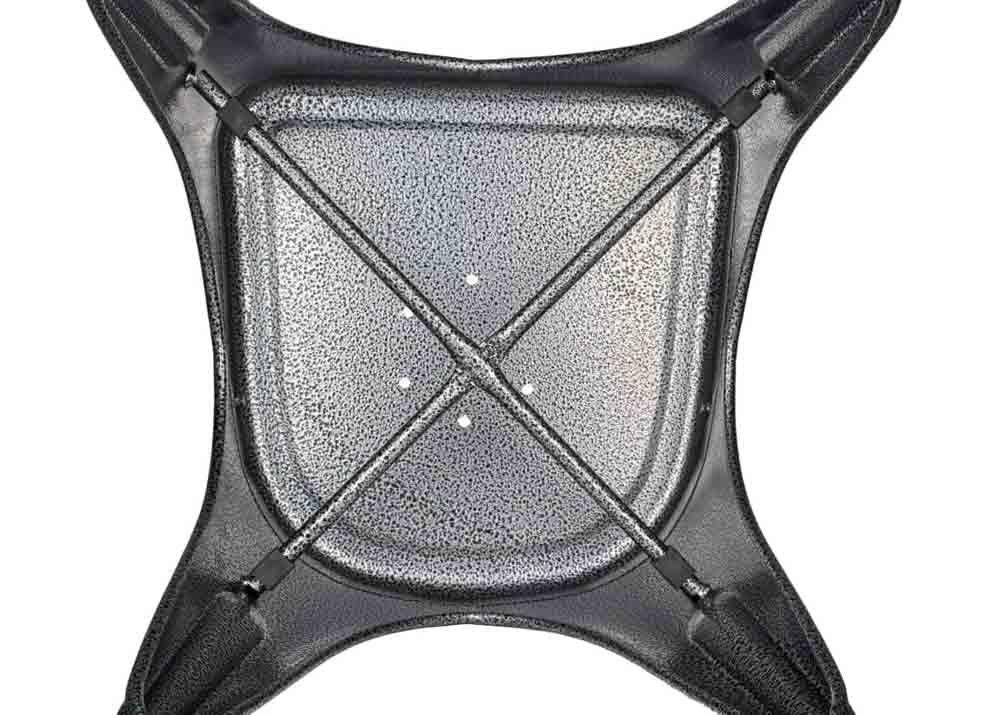 Chivari Hammered Gray Tolix Style Metal Chair CTMCH-AX-T