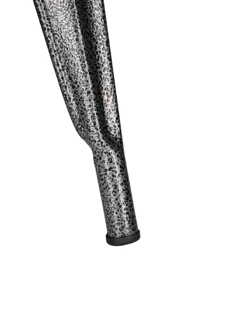 Chivari Hammered Gray Tolix Style Metal Chair CTMCH-AX-T