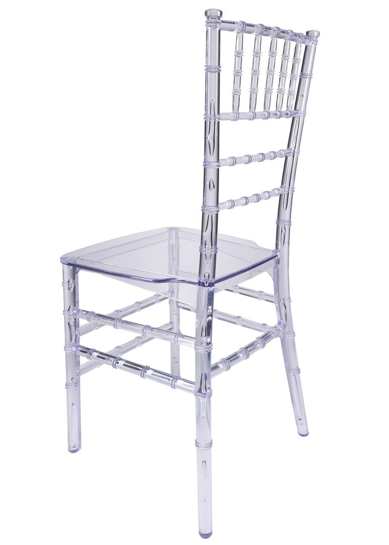 Chivari Clear Resin ThinVisible Seat Chiavari Chair CCRC-MONO-THIN-ZG-T
