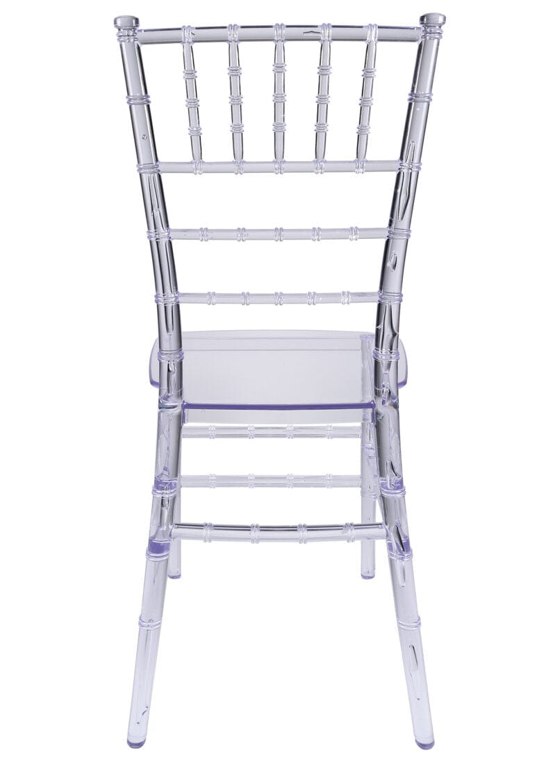 Chivari Clear Resin ThinVisible Seat Chiavari Chair CCRC-MONO-THIN-ZG-T