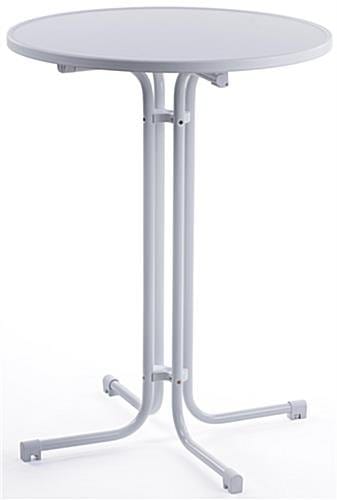 Chivari 31.5" Round White Plastic Cocktail Table TPLSRD31.5COCKTAIL-WHI-CX-T
