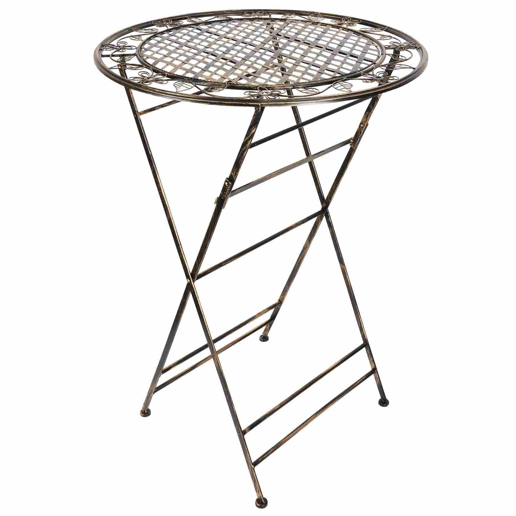 Chivari 32" Copper Barcelona Bistro Cocktail Table TBBBMC-AX-T