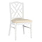 Chivari White Ritz ToughWood™ Chair with Ivory Vinyl Seat CRWW-ZG-SO