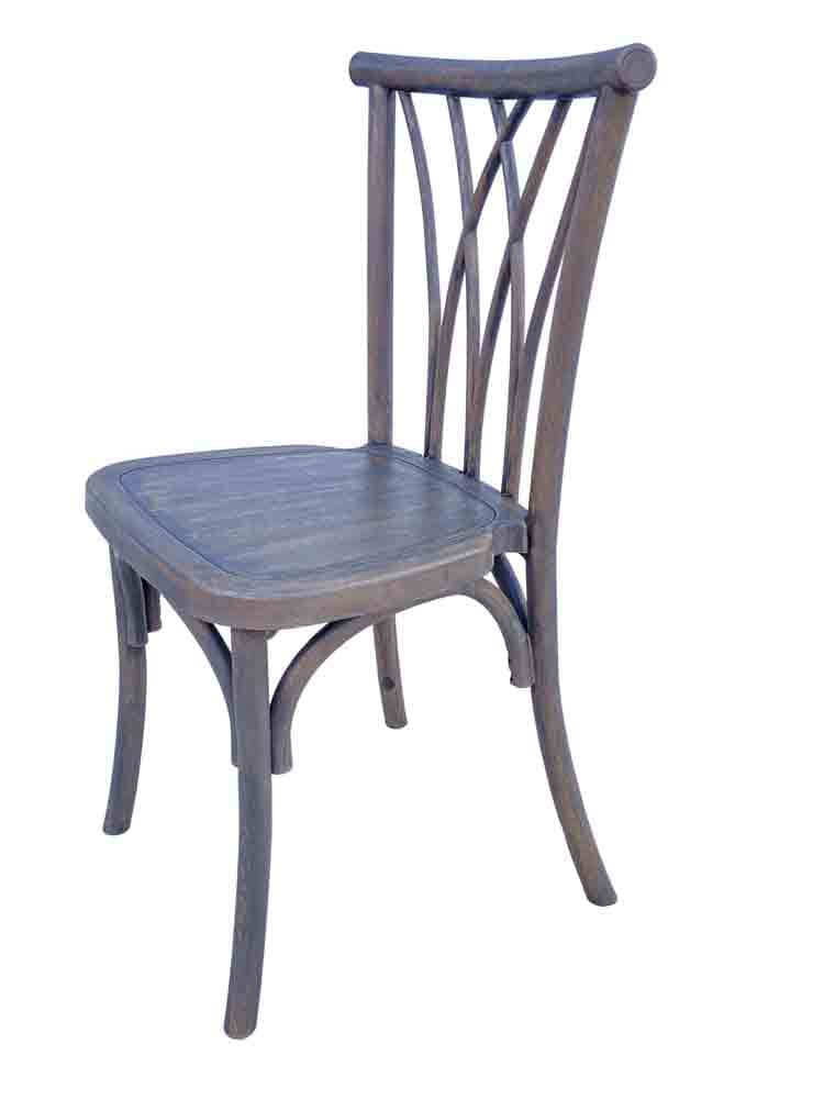 Chivari Fruitwood Steel Skeleton™ Willow Chair CWRF-ST-AX