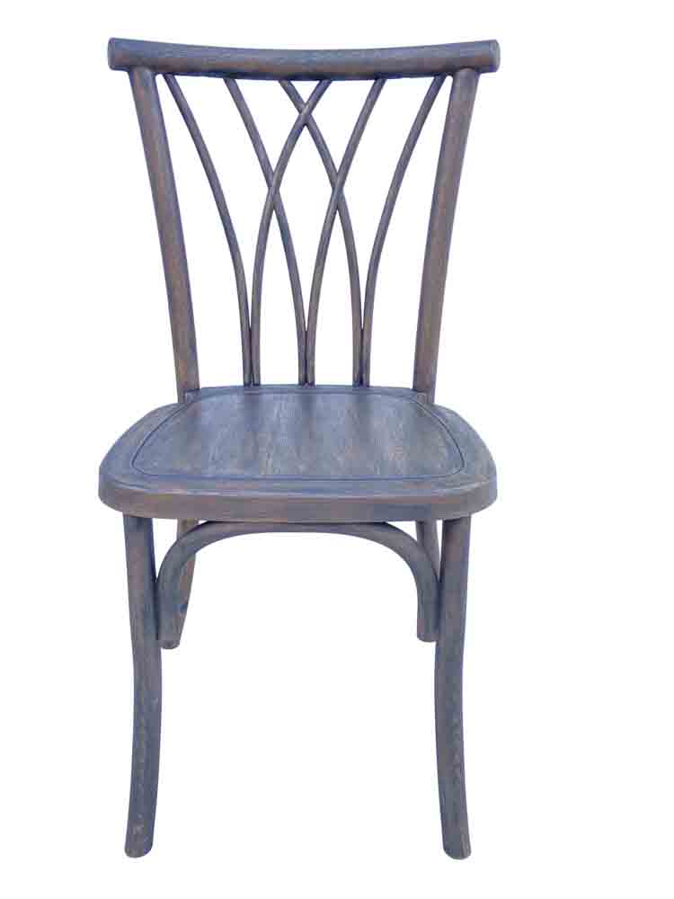 Chivari Fruitwood Steel Skeleton™ Willow Chair CWRF-ST-AX