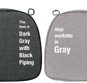 Chivari Dark Gray with Black Piping 2.5