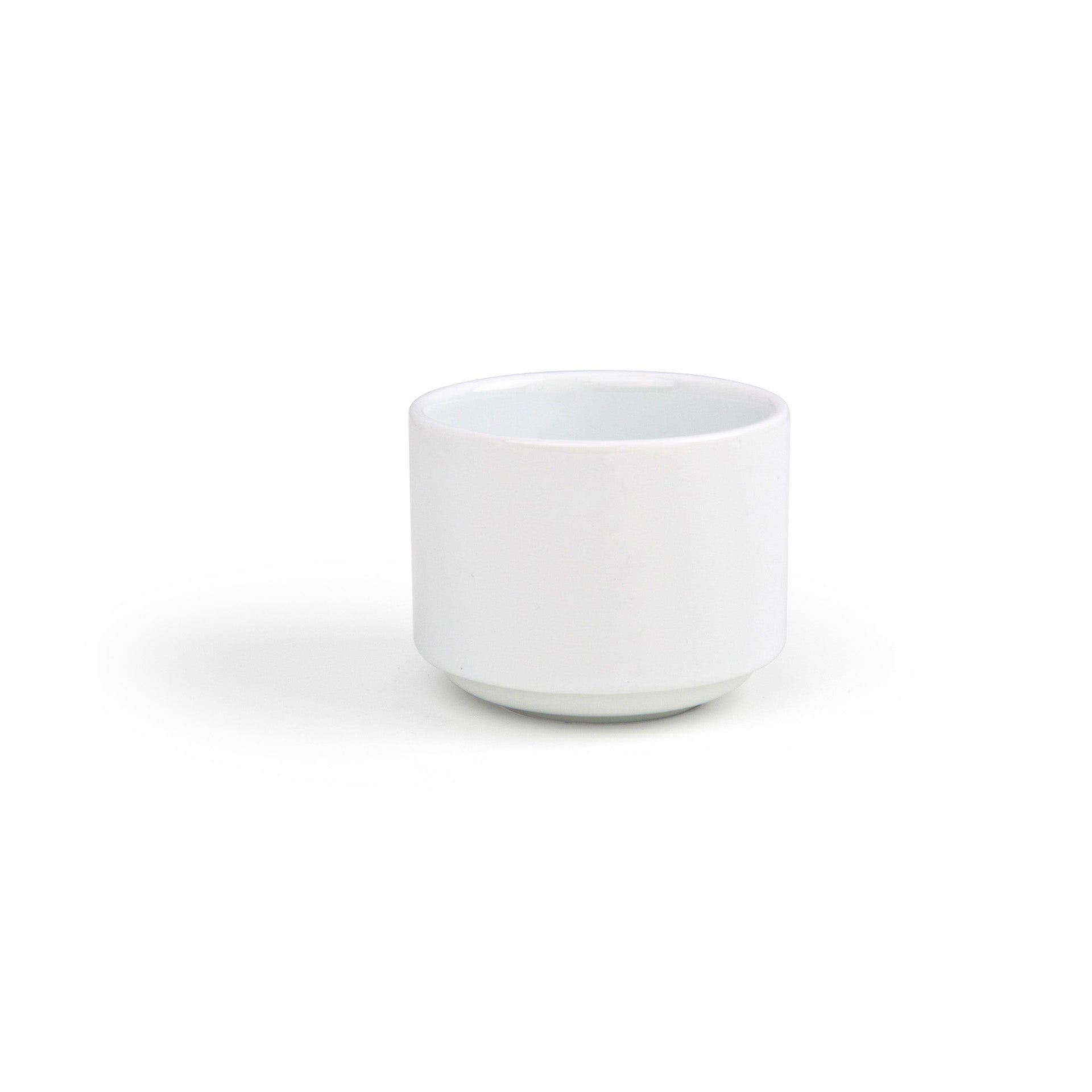 Front of the House FOH DSD040WHP23 Monaco 6 oz Superwhite Round Porcelain Ramekin - Case of 12 FOH-DSD040WHP23
