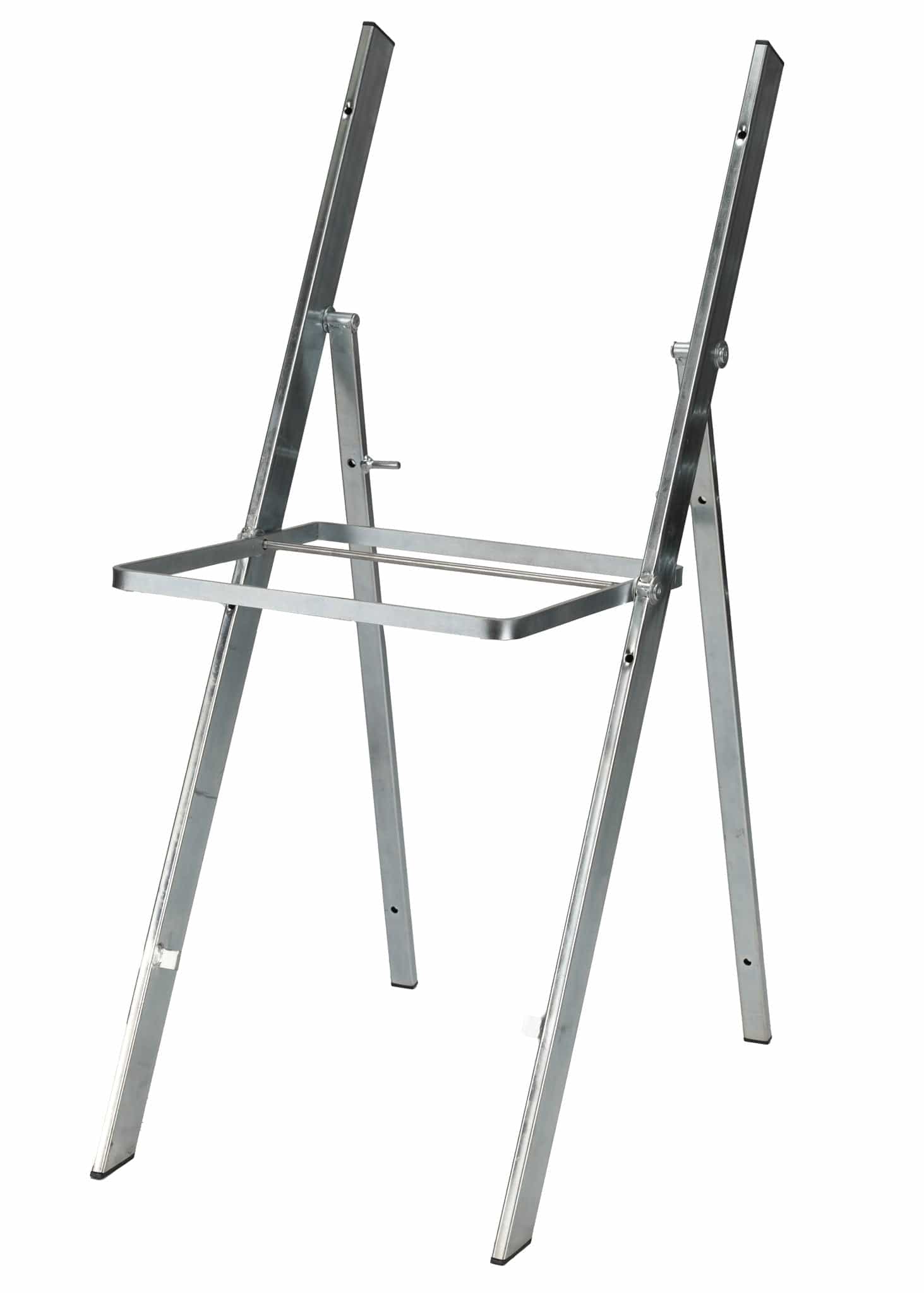 Chivari Silver with Silver Vinyl Cushion Resin Steel Skeleton™ Folding Chair CFRS-ST-A