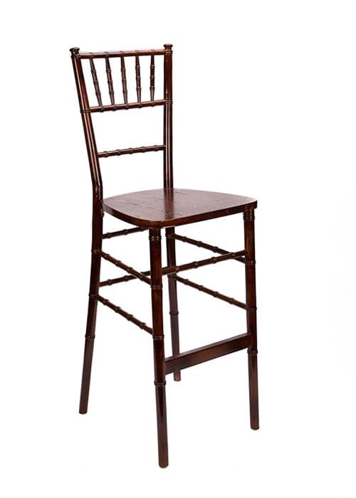 Chivari Fruitwood Medium Brown ToughWood™ Chiavari Barstool BCWFM-ZG-T