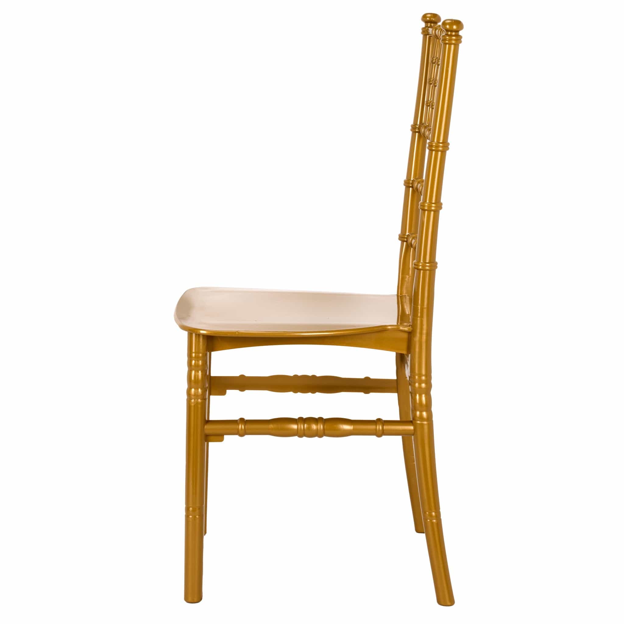 Chivari 50 Chair Pack Gold BasicResin™ Chiavari Chair CCPG-v22-SG-T-50