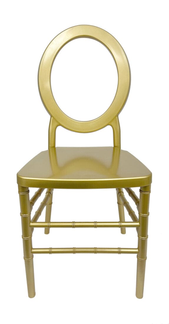 Chivari Gold Oval Ring ToughResin™ Chair CORRG-ZG-T