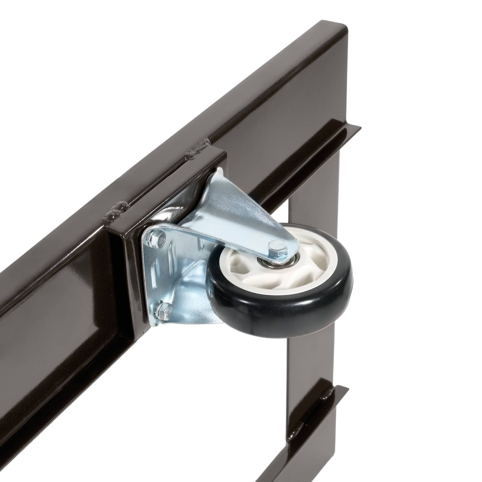 Chivari Steel Folding Chair Cart for Poly & Resin Folding Chairs - Gray CART100G-AX-T