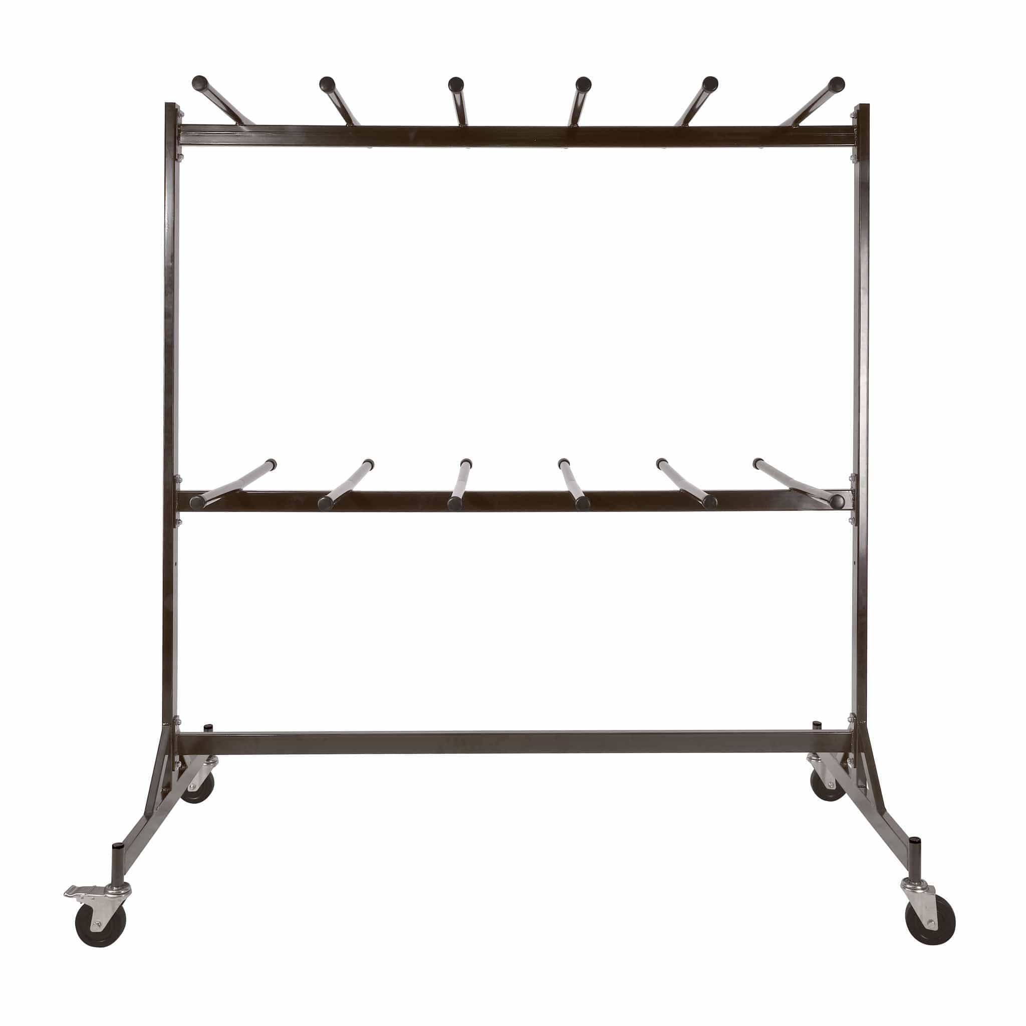 Chivari Hanging Chair Cart for Poly, Resin, Metal and Bamboo Folding Chairs CART101G-AX-T