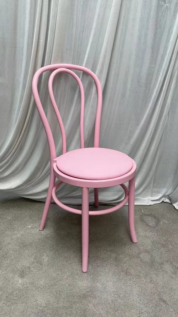 Chivari Party Pink Resin Bentwood Festive Chair CBFRP-ZG-T