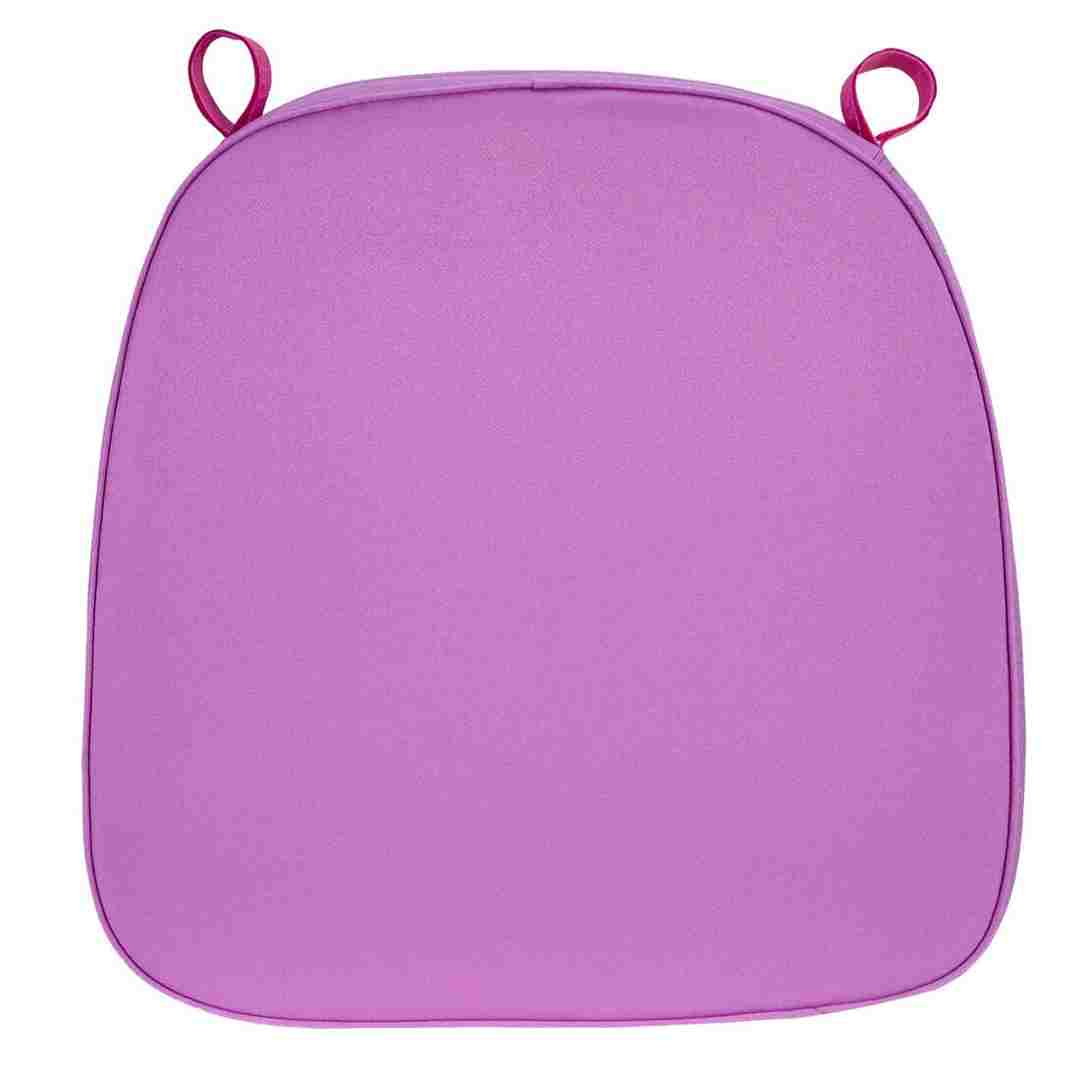 Chivari Purple 2.0" Thick Chiavari Chair Cushion CUSHSTRAPPRPL-T