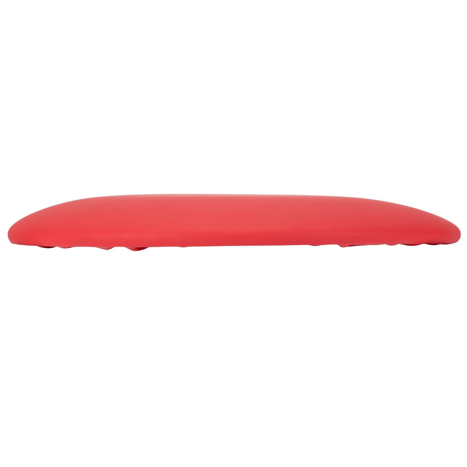 Chivari Watermelon Red Round Vinyl Panel Back Cushion CUSH-PANVIN-RDRED-ZG-T