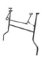 Chivari Replacement Bottom Leg for 72" Round 72" Square and 66" Round Banquet Table PARTS-TABLE-PLYLEGRD72BOT-AX-T